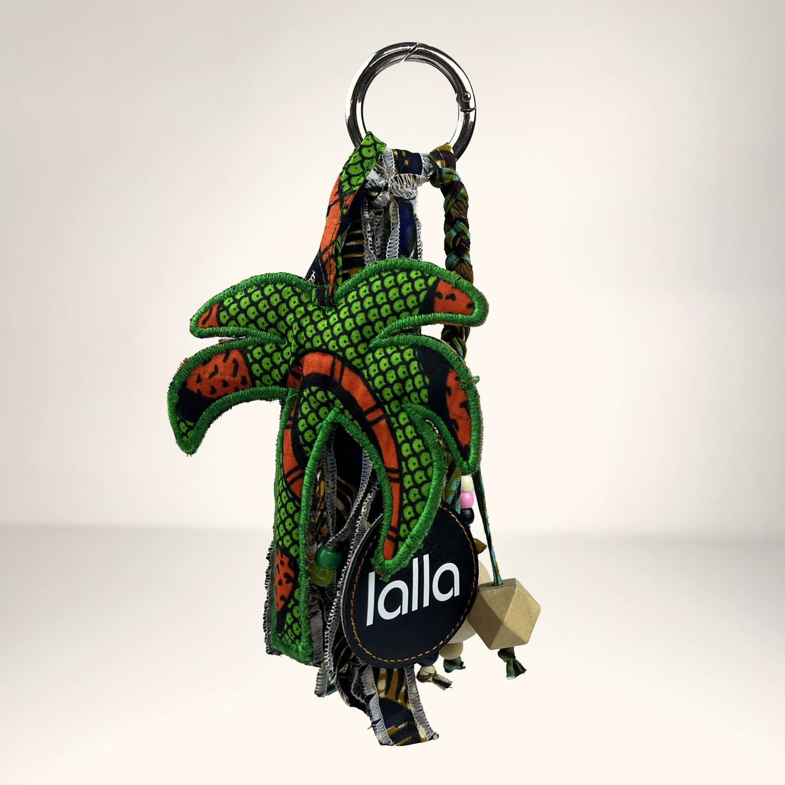 BARAKA KEYCHAIN WITH GREEN PALM TREE