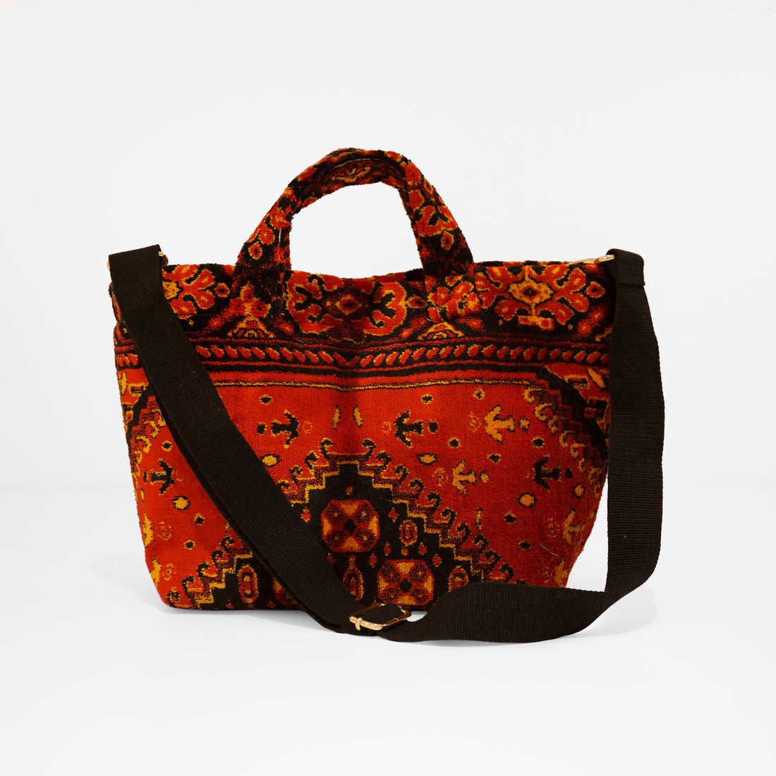MINI SOUK CARPET RED & BLACK