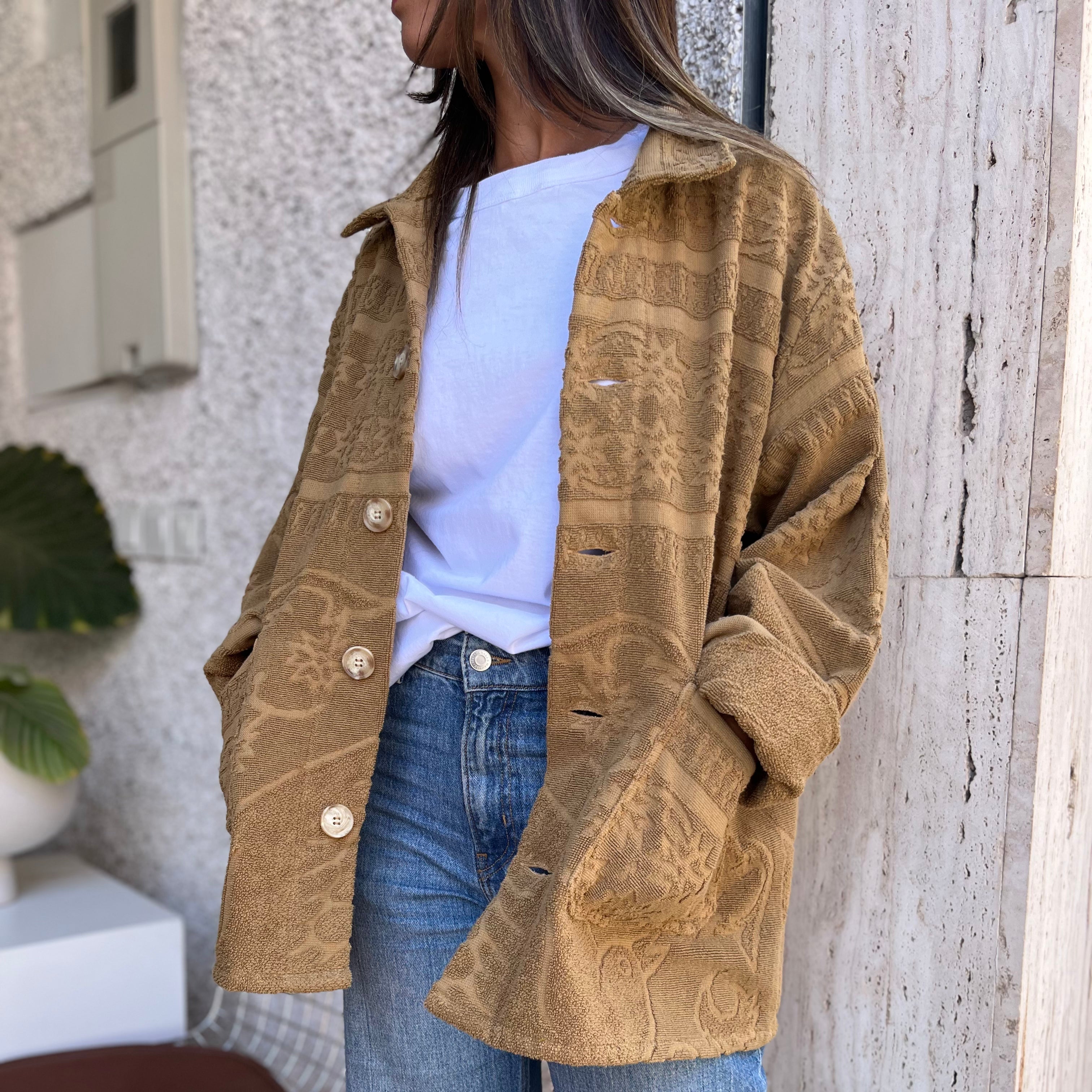VESTE MICHEL EPONGE HAVANE