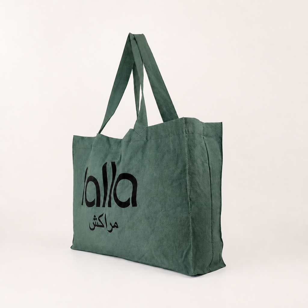 LARGE TOTE BAG KERIA GREEN VINTAGE