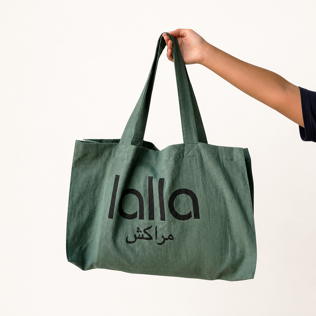 LARGE TOTE BAG KERIA GREEN VINTAGE