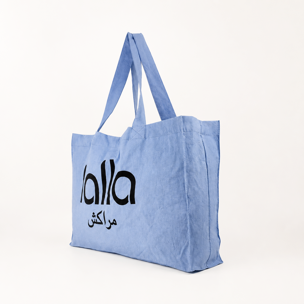 LARGE TOTE BAG KERIA ICE BLUE
