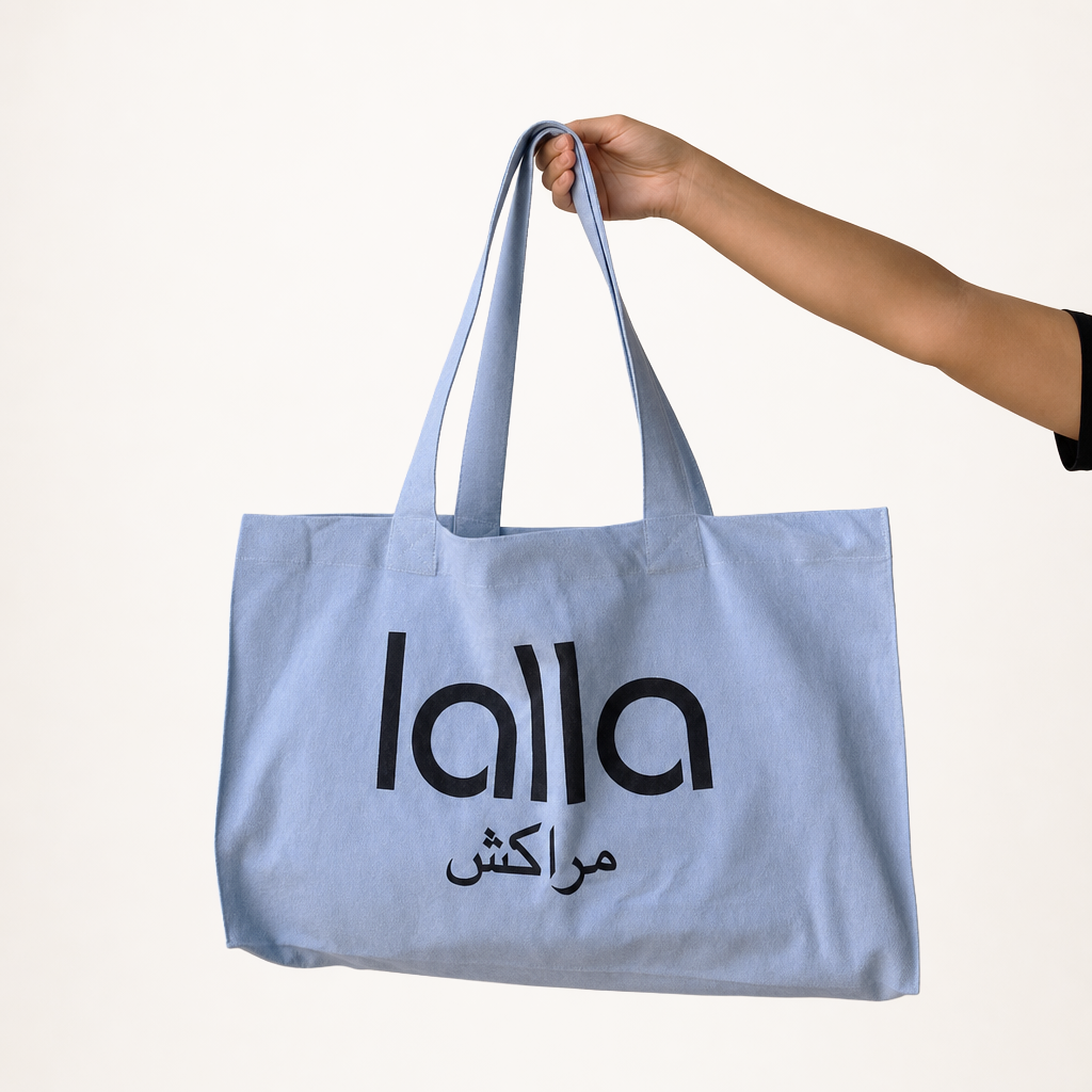 LARGE TOTE BAG KERIA ICE BLUE