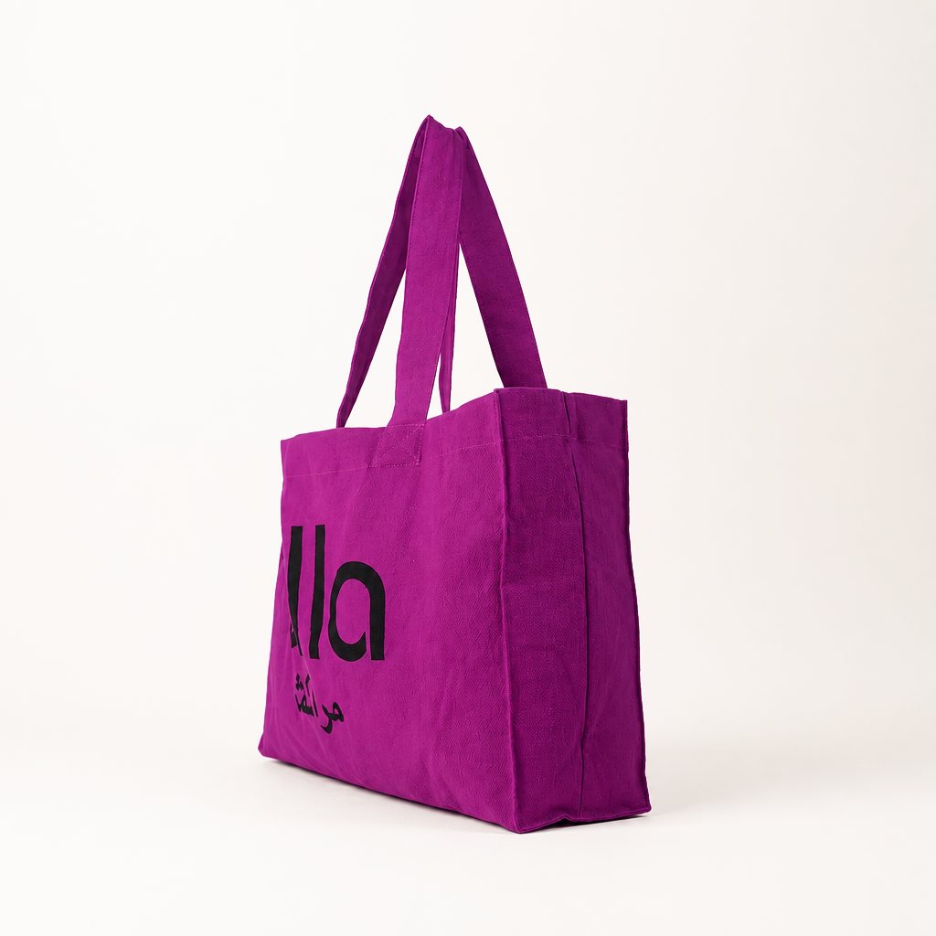 LARGE TOTE BAG KERIA VIOLINE
