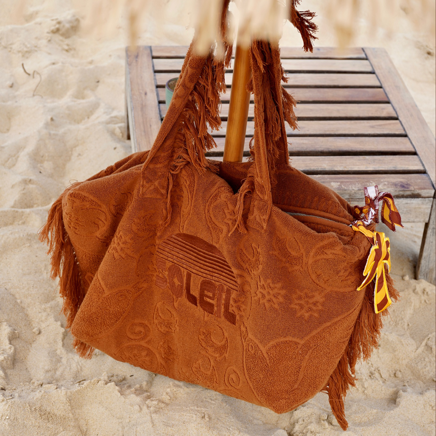 LALLA x RONRON HIPPY SOCCO EPONGE BRUNETTE