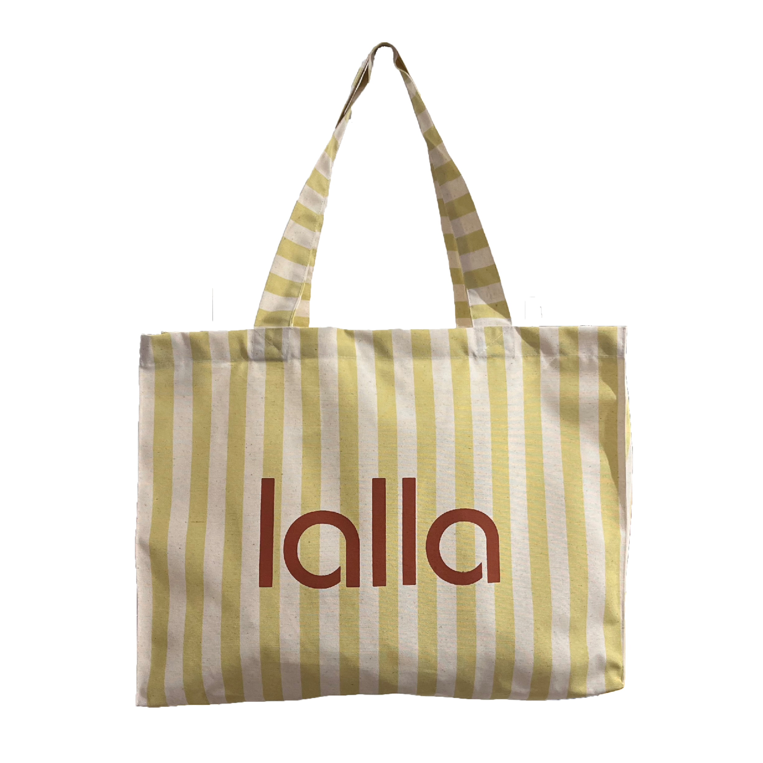 LARGE STRIPED TOTE BAG