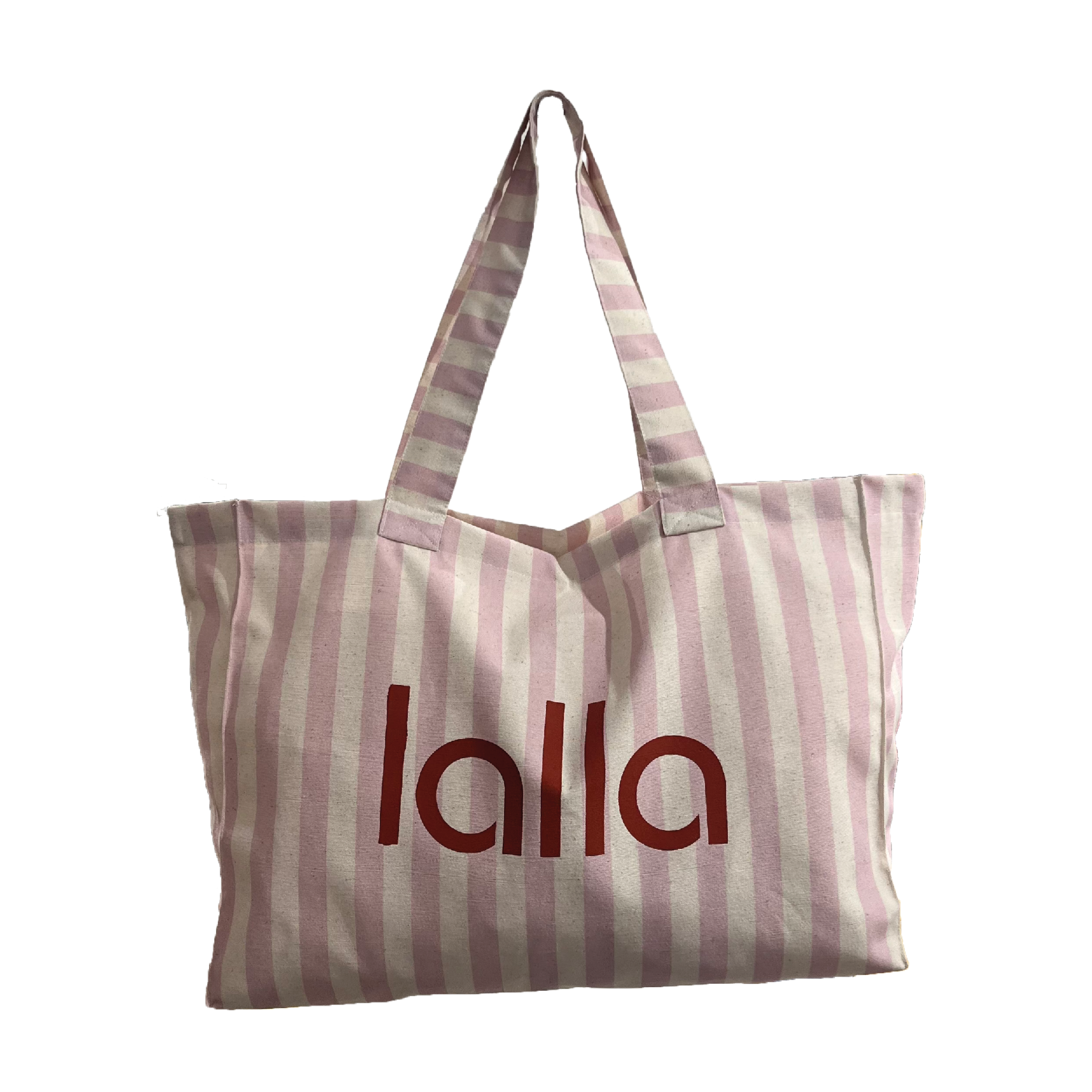 LARGE STRIPED TOTE BAG