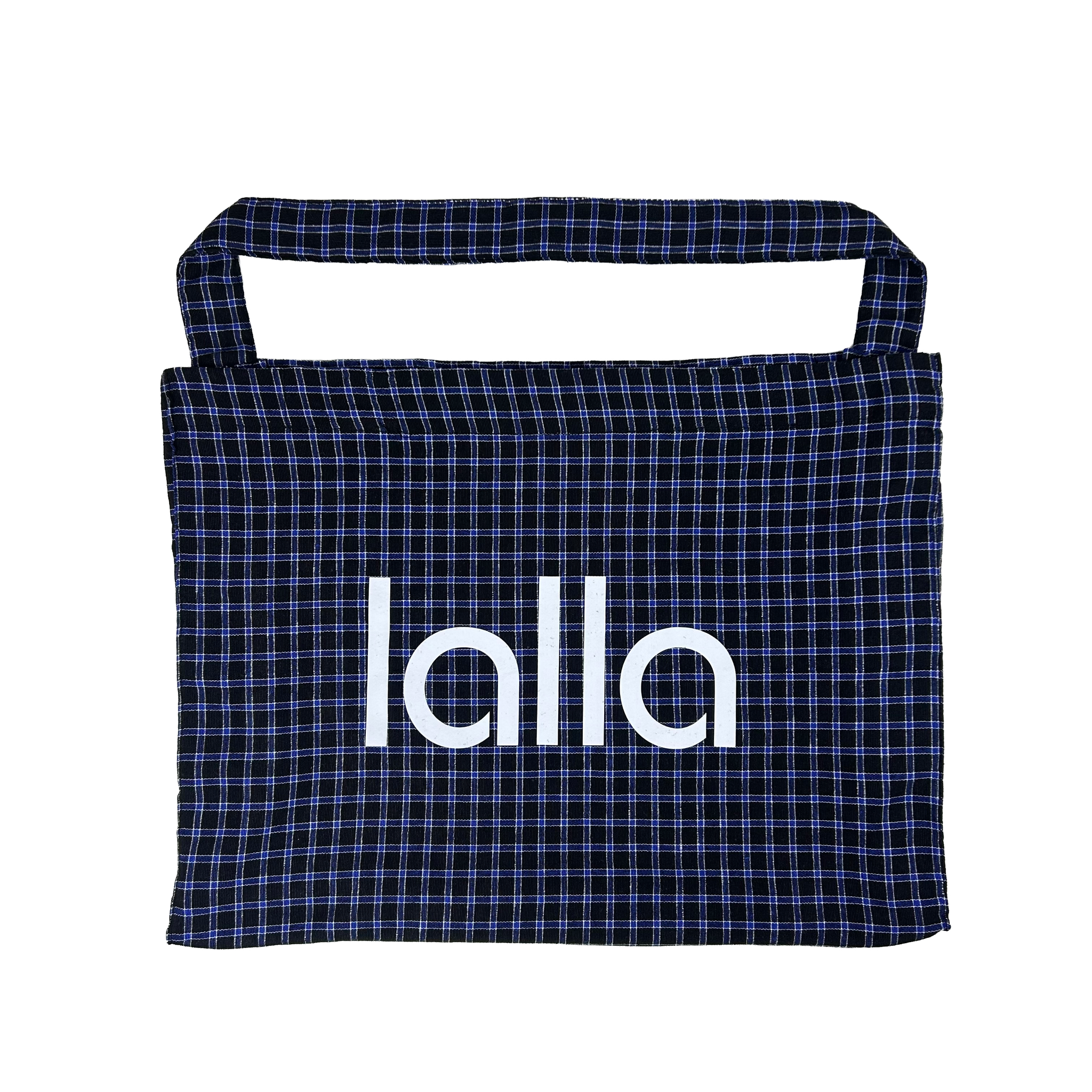 LARGE TARTAN TOTE BAG