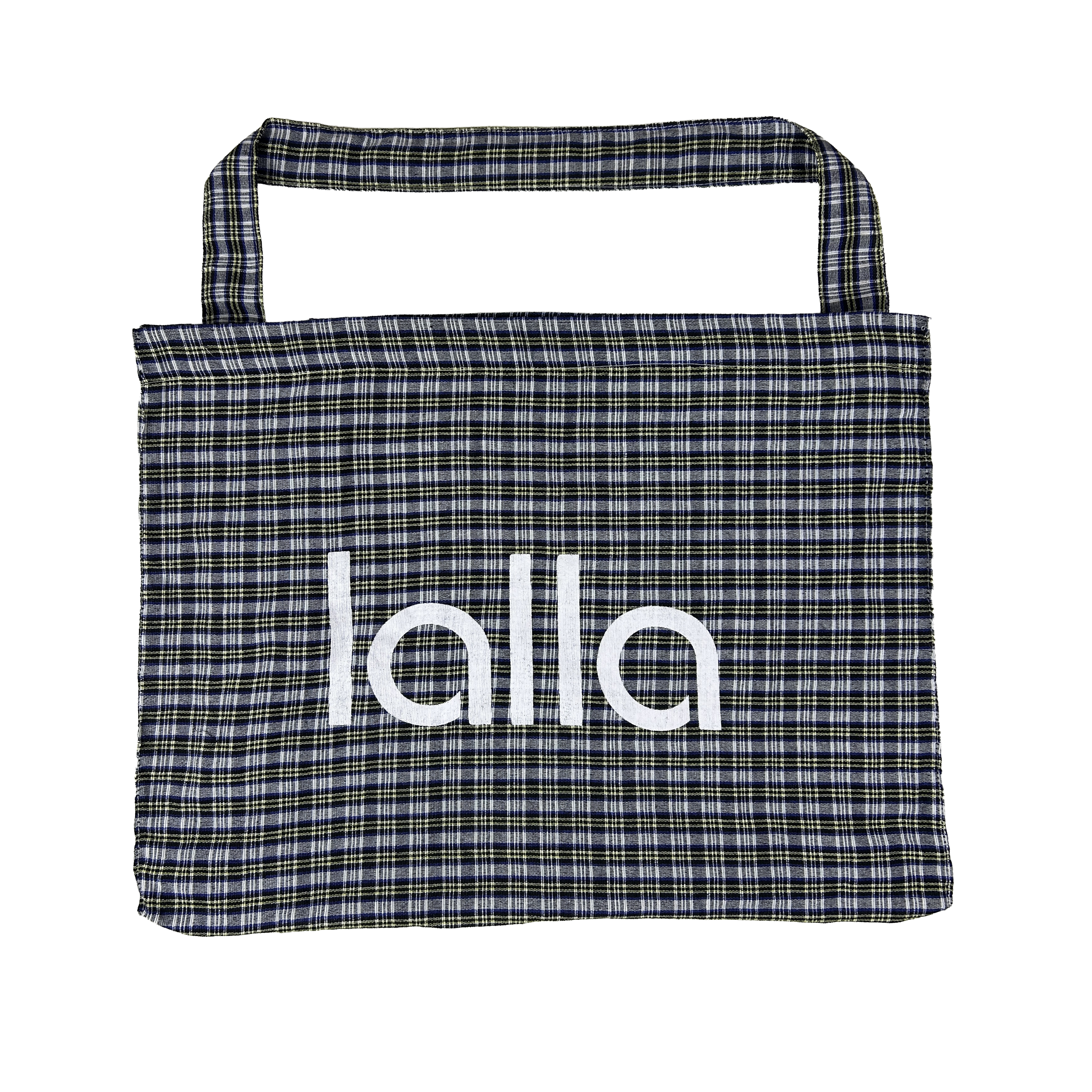 LARGE TARTAN TOTE BAG