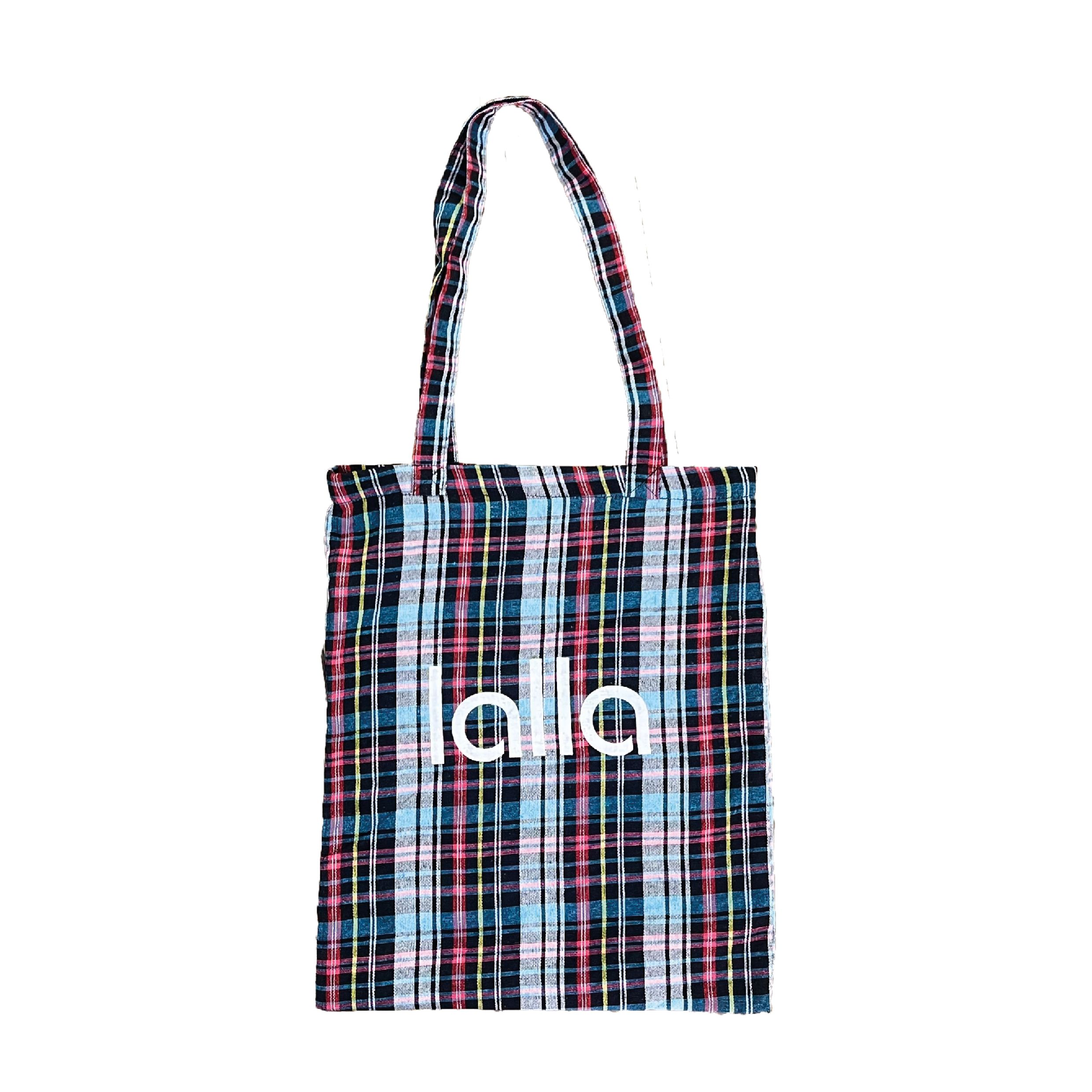 SMALL MADRAS TOTE BAG