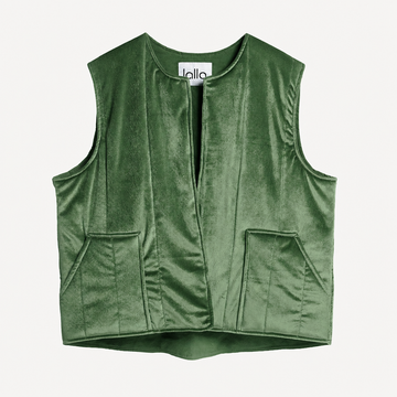 GILET ATLAS VELVET GREEN VINTAGE