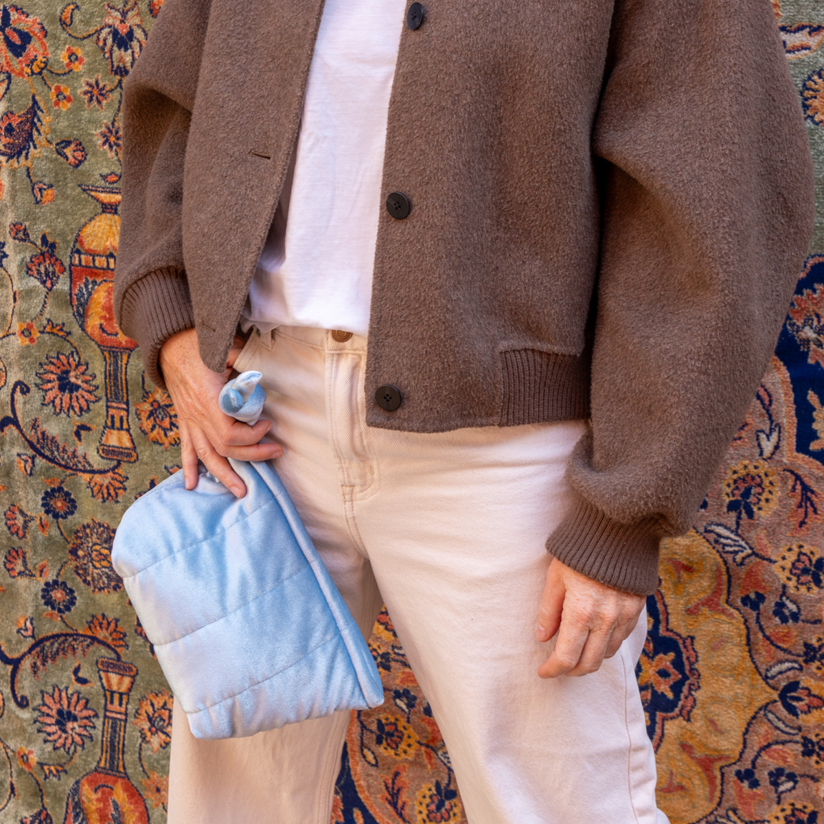 PETIT WALAKIN VELVET ICE BLUE
