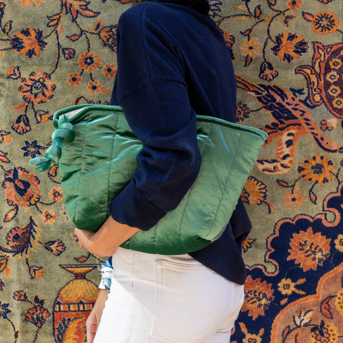 WALAKIN XL VELVET GREEN VINTAGE