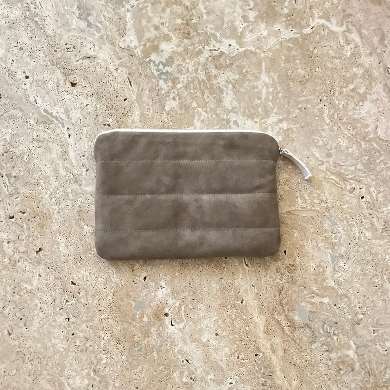 THEO SUEDE CLUTCH